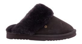 Pantoffel Warmbat Women Flurry Suede Choco
