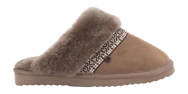 Pantoffel Warmbat Women Flurry Suede Tape Mud