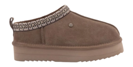 Pantoffel Warmbat Women Kynuna Suede Plateau Tape Mud