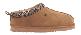 Pantoffel Warmbat Women Kynuna Suede Tape Cognac