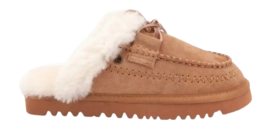 Pantoffel Warmbat Women Marra Suede Home Shoe Cognac