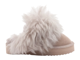 Pantoffel Warmbat Women Wagga Suede Plateau Taupe