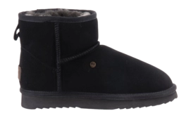 Boots Warmbat Women Wallaby Suede Black Grey