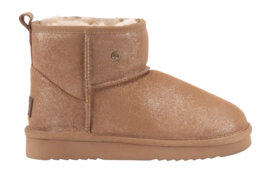 Boots Warmbat Women Wallaby Suede Metalic Gold