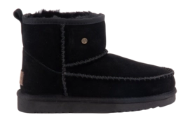 Boots Warmbat Women Wallaby Suede Stitch Black