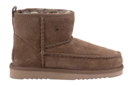 Boots Warmbat Women Wallaby Suede Stitch Mud