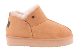 Pantoffel Warmbat Women Willow Suede Plateau Taupe