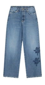 Hosen Olaf Hussein Monogram Damen Denim Blue