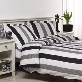 Bettwäsche Papillon Scott Schwarz Mako-Satin