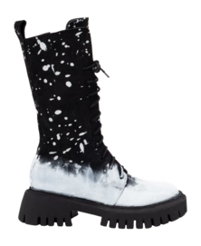 Bottes Papucei Puddles Black White