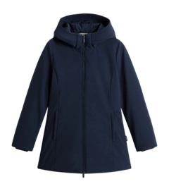 Parka Woolrich Women New Firth Down Parka Melton Blue