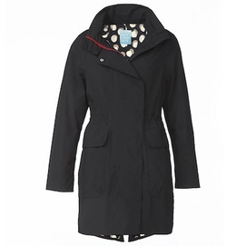 Regenjas Happy Rainy Days Parka Lucine Zwart