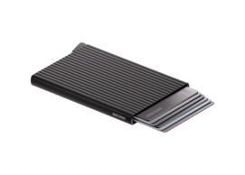 3---Cardprotector Fluted - Black+ - Open