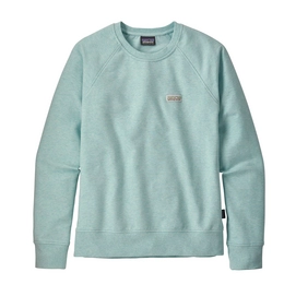 Jumper Patagonia Women Pastel P-6 Label Ahnya Crew Sweatshirt Atoll Blue