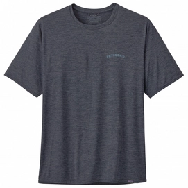 T-Shirt Patagonia Men Cap Cool Daily Graphic Shirt Playlands - Mountains Smolder Blue X-Dye