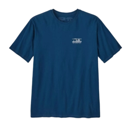 T-Shirt Patagonia Homme 73 Skyline Organic Lagom Blue-L