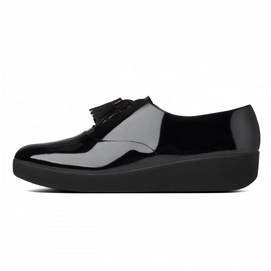 Sneaker FitFlop Classic Tassel Superoxford™Patent Black