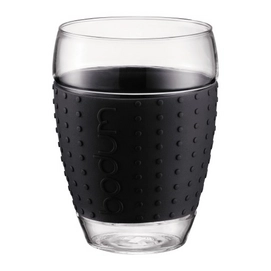 Glazen Bodum Pavina 0.45L Zwart (2-delig)