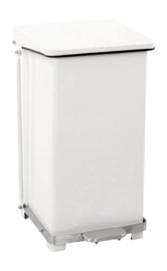 Poubelle à Pédale Blanc 45L