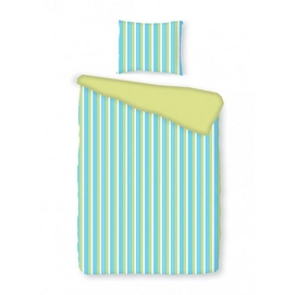 Babybettwäsche Romanette Pelle Aqua Baumwolle