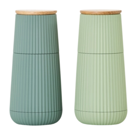 Peper- en Zoutmolen AdHoc Scrape Dark Green & Light Green 12,3 cm