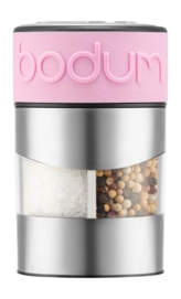 Peper- en zoutmolen Bodum Twin RVS / Pink