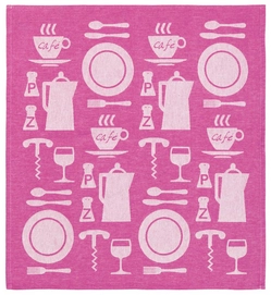 Theedoeken DDDDD Peper en Zout Roze (Set van 6)