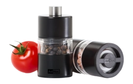 Peper- / Zoutmolen AdHoc Minimill Black 6,2 cm