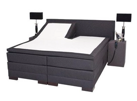 Boxspring Bedmen Perfect Elektrisch Zwart