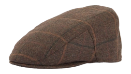 Pet Barbour Men Crieff Flat Cap Brown (6 7/8)