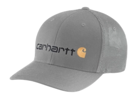 Pet Carhartt Men Rugged Flex Oakland Fitted Logo Cap Asphalt - M/L