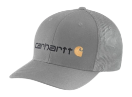 Pet Carhartt Men Rugged Flex Oakland Fitted Logo Cap Asphalt - S/M