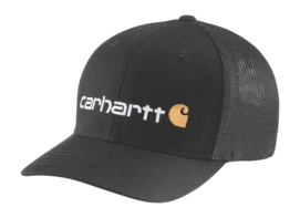 Pet Carhartt Men Rugged Flex Oakland Fitted Logo Cap Black - L/XL