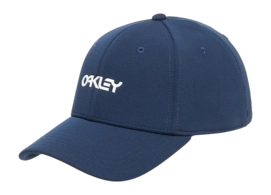 Pet Oakley Men 6 Panel Stretch Metallic Abyss/White (S/M)
