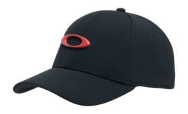 Pet Oakley Men Tincan Pitch Black/Flame Red (S/M)