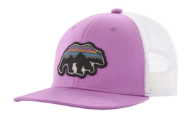Pet Patagonia Kids Trucker Hat Back for Good Bear: Brisk Purple
