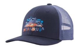 Pet Patagonia Kids Trucker Hat Fitz Roy Foliage: New Navy