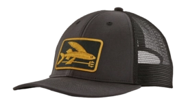 Pet Patagonia Unisex Flying Fish LoPro Trucker Hat Flying Fish Fork: Ink Black