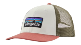 Pet Patagonia Unisex P-6 Logo LoPro Trucker Hat Birch White
