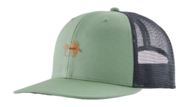 Pet Patagonia Unisex Take a Stand Trucker Hat Pheasant Fly: Ellwood Green