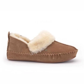 Pantoffel Warmbat Women Polar Fox Suede Cognac