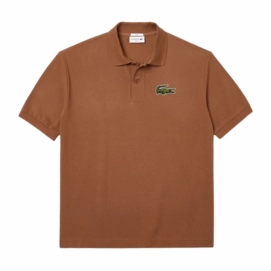 Polo T-Shirt Lacoste Unisex PH3922 Loose Fit Pecan