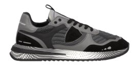 Philippe Model Men Olympique Low Fancy Resau / Noir Gris
