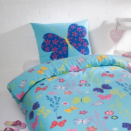 Dekbedovertrek DayDream Pien Aqua Flanel