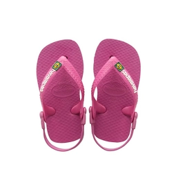 Babyslipper Havaianas Logo Light Roze