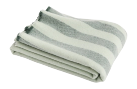 Plaid HAY Duo Throw Mint