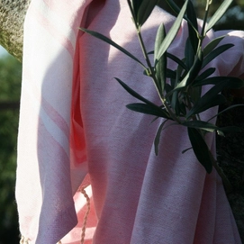 Fouta Call it Plate Pastel Rose