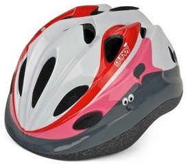 Fietshelm Guppy Roze Wit