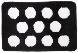 Badmat Sealskin Polka Black