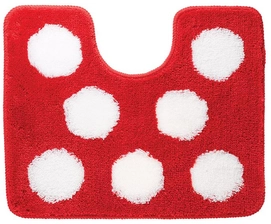 WC-Matte Sealskin Polka Rot
